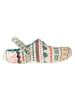Crocs Clogs "Classic Lined Fair Isle" in Beige