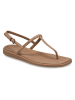 Crocs Zehentrenner "Miami Thong Flip" in Hellbraun