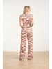 Smashed Lemon Jumpsuit in Creme/ Hellbraun