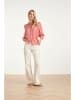 Smashed Lemon Blouse rood/wit