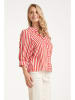 Smashed Lemon Blouse rood/wit