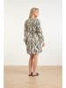 Smashed Lemon Kleid in Creme/ Schwarz