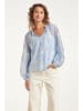 Smashed Lemon Bluse in Hellblau