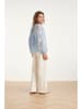 Smashed Lemon Bluse in Hellblau