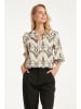 Smashed Lemon Blouse crème/zwart