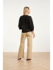 Smashed Lemon Blouse zwart