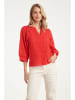 Smashed Lemon Bluse in Rot