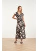 Smashed Lemon Kleid in Creme/ Schwarz