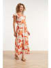 Smashed Lemon Kleid in Beige/ Orange