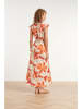 Smashed Lemon Kleid in Beige/ Orange