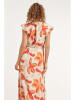 Smashed Lemon Kleid in Beige/ Orange
