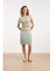 Smashed Lemon Jurk beige/turquoise