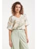 Smashed Lemon Shirt in Grün/ Creme