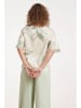 Smashed Lemon Shirt in Grün/ Creme