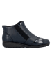 rieker Leder-Ankle-Boots in Dunkelblau
