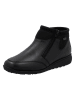 rieker Leder-Ankle-Boots in Schwarz