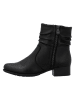 rieker Leder-Stiefeletten in Schwarz