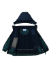 Peek U Winterjas "Fender Flykid" donkerblauw/turquoise