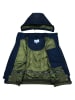 Peek U Winterjas "Willey" kaki/donkerblauw