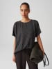OPUS Bluse "Femka" in Anthrazit/ Dunkelblau