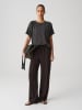 OPUS Bluse "Femka" in Anthrazit/ Dunkelblau