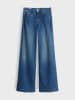OPUS Spijkerbroek "Melly" - Palazzo fit - blauw