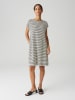 OPUS Kleid "Warua" in Weiß/ Schwarz