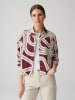 OPUS Bluse "Famena" in Bordeaux/ Creme