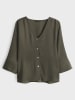 OPUS Bluse "Felsea" in Khaki