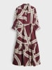 OPUS Kleid "Werano" in Bordeaux/ Creme