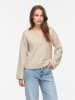 Vila Pullover "Liga" in Beige