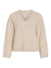 Vila Pullover "Liga" in Beige