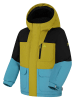 Kamik Winterjacke "Gideon" in Hellgrün/ Schwarz/ Hellblau