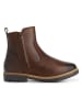 TRAVELIN' Leder-Boots "Bronderslev" in Braun