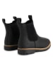 TRAVELIN' Leder-Chelsea-Boots "Thisted" in Schwarz