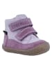 Richter Shoes Leder-Barfußschuhe "Maxi" in Grau/ Lila