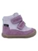 Richter Shoes Leder-Barfußschuhe "Maxi" in Grau/ Lila