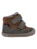 Richter Shoes Leder-Barfußschuhe "Maxi" in Hellbraun/ Khaki