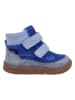 Richter Shoes Leren barefootschoenen "Samy" blauw/lichtblauw