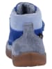 Richter Shoes Leren barefootschoenen "Samy" blauw/lichtblauw