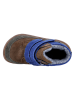 Richter Shoes Leren barefootschoenen "Samy" lichtbruin/blauw