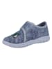 Richter Shoes Hausschuhe "Mailo" in Grau/ Blau