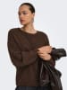 ONLY Sweter w kolorze brązowym
