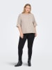 ONLY Carmakoma Sweter w kolorze beżowym