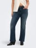 ONLY Carmakoma Jeans - Flared fit - in Dunkelblau