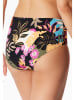 Schiesser Figi bikini w kolorze turkusowo-czarnym ze wzorem