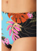 Schiesser Figi bikini w kolorze turkusowo-czarnym ze wzorem