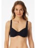 Schiesser Bikini-Oberteil in Schwarz