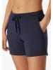 Schiesser Pyjama-Shorts in Dunkelblau