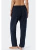 Schiesser Pyjamabroek donkerblauw/wit
